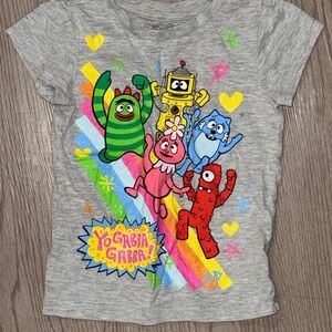 Yo Gabba Gabba! Kids Gray Graphic T-Shirt